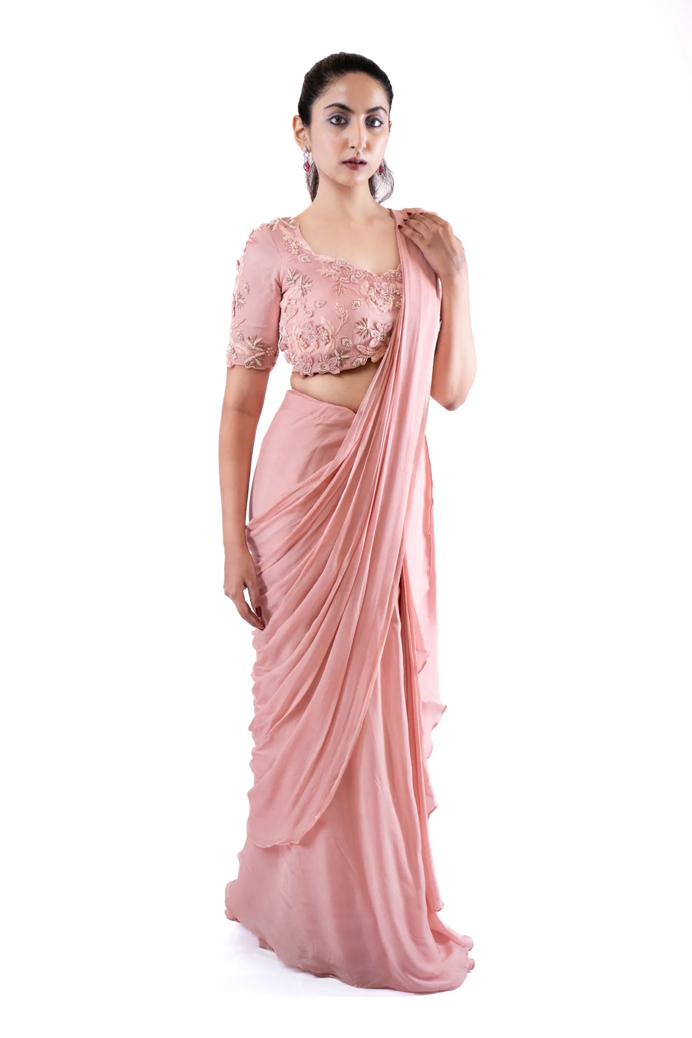 Rosebud Concept Saree