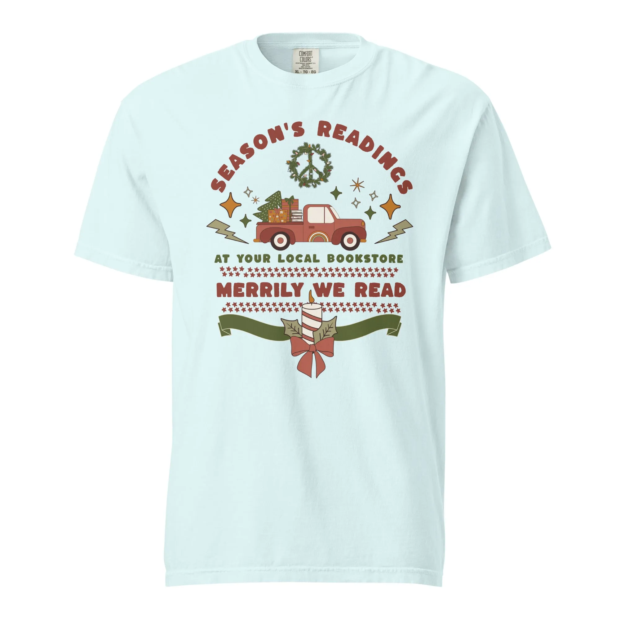 Season's Readings Christmas at Your Local Bookstore T-shirt