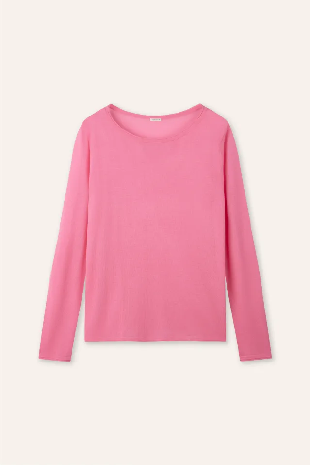 SHINE TENCEL blended top (Shocking Pink)