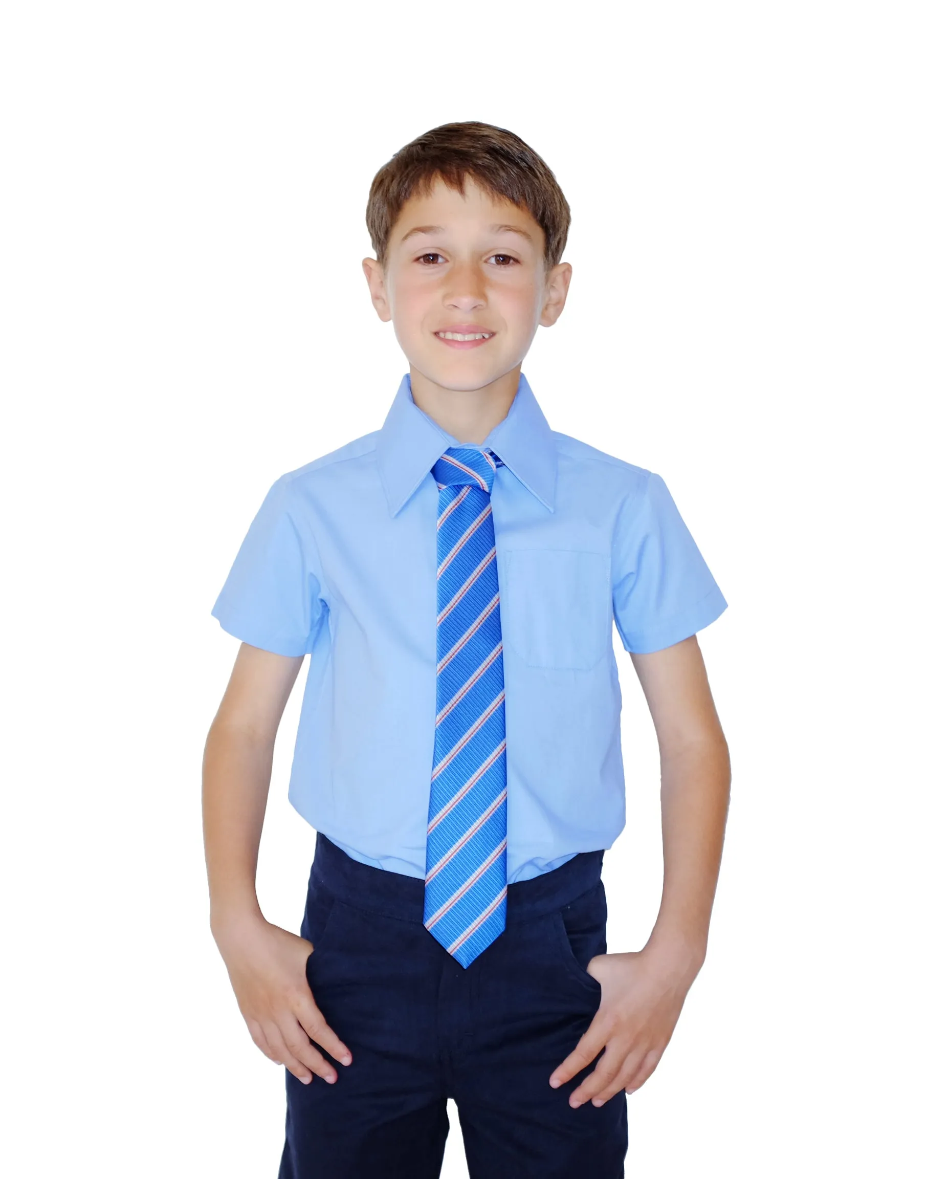 Short Sleeved 100% Organic Cotton School Shirt