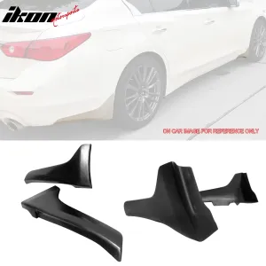 Side Skirts & Corner Aprons For 2014-2017 INFINITI Q50 JDM Sports PU