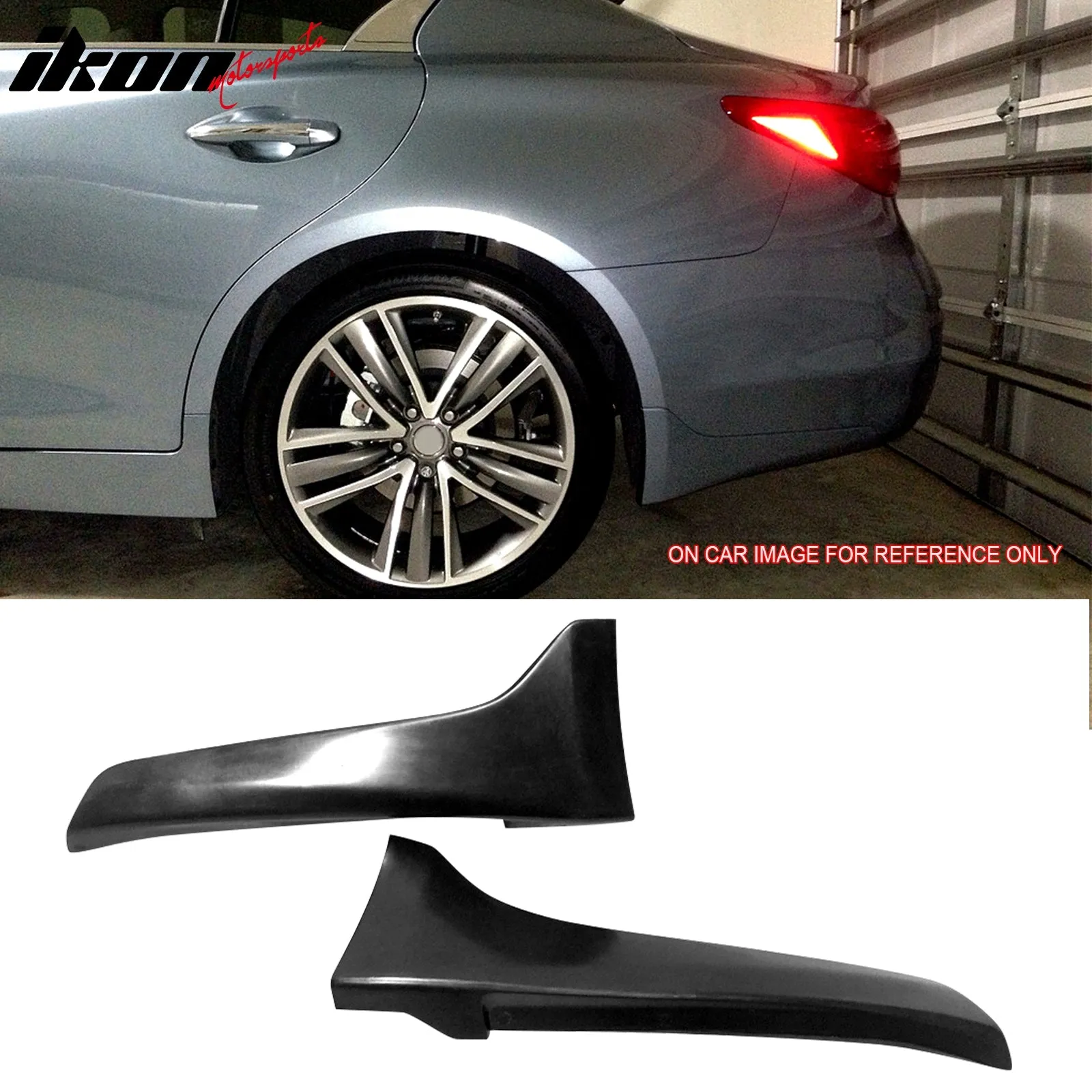 Side Skirts & Corner Aprons For 2014-2017 INFINITI Q50 JDM Sports PU