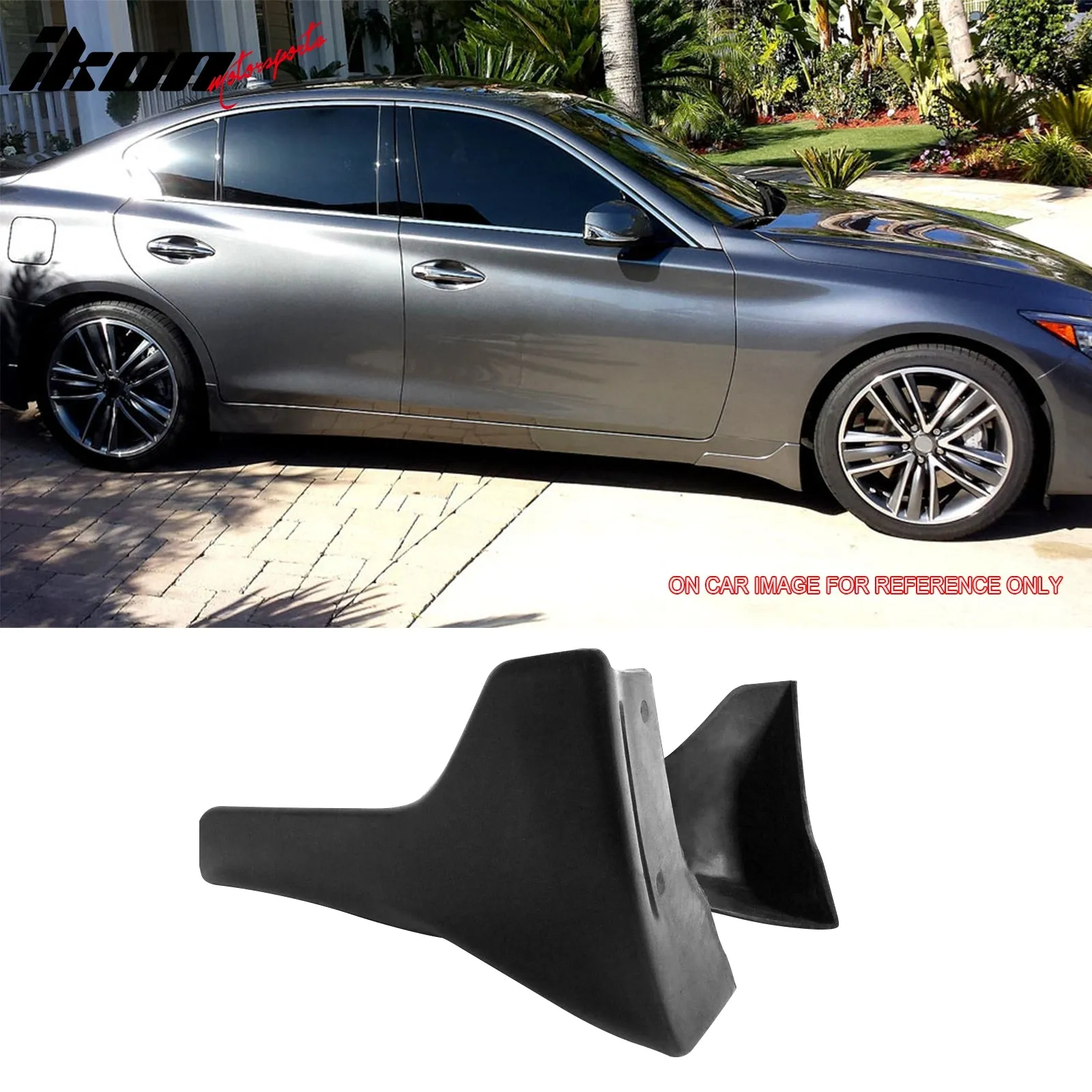 Side Skirts & Corner Aprons For 2014-2017 INFINITI Q50 JDM Sports PU