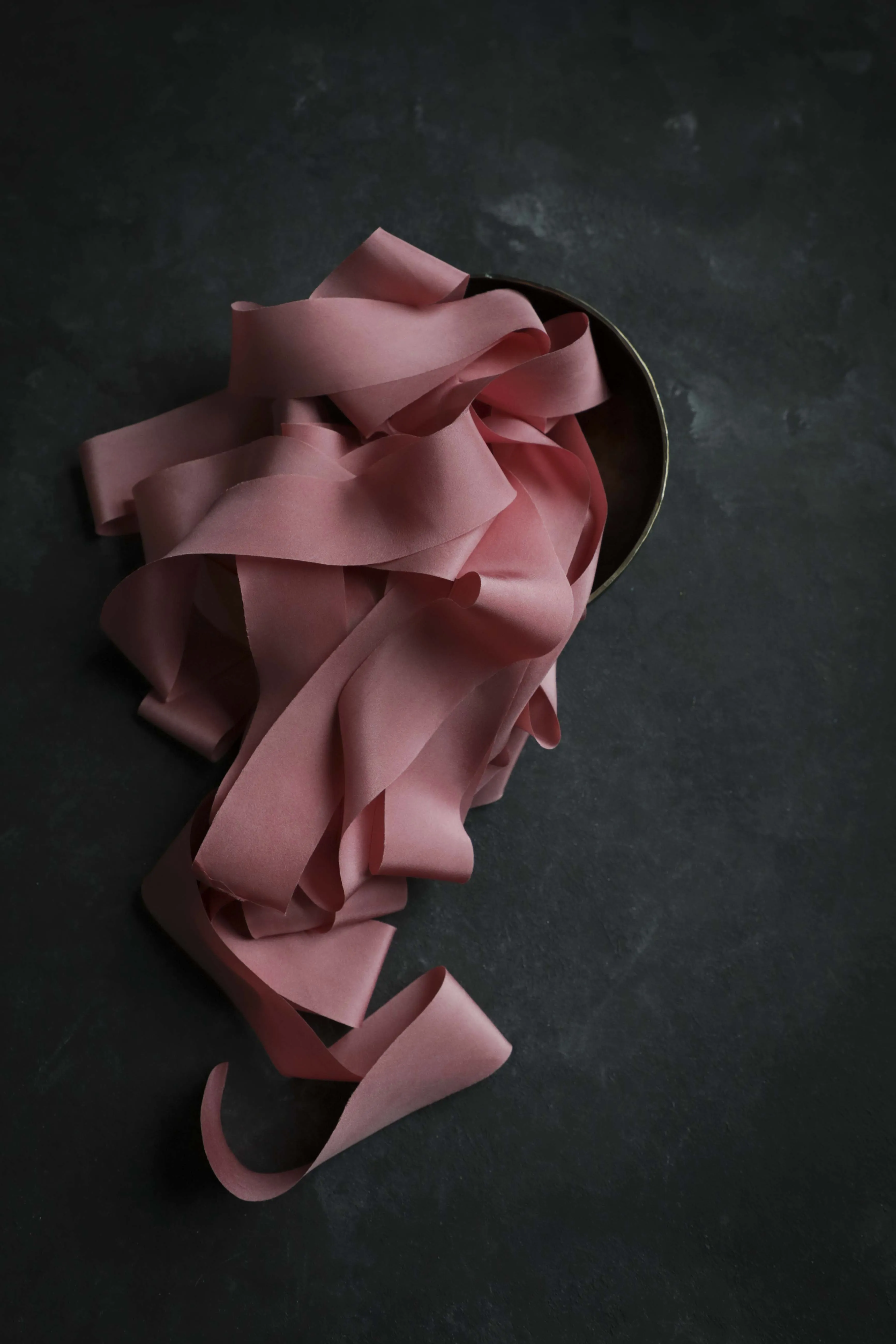 Sweetheart Pink Silk Ribbon