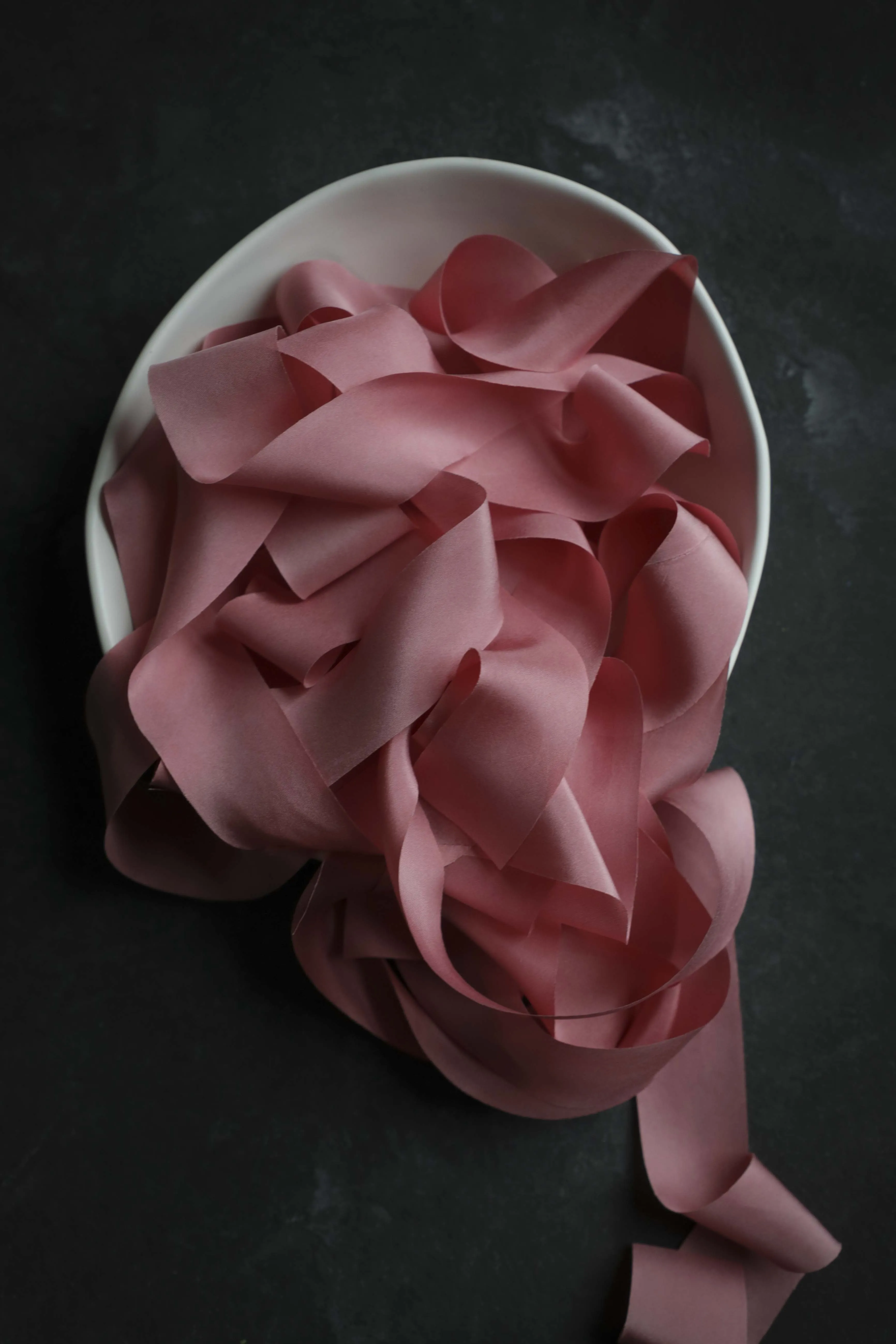 Sweetheart Pink Silk Ribbon