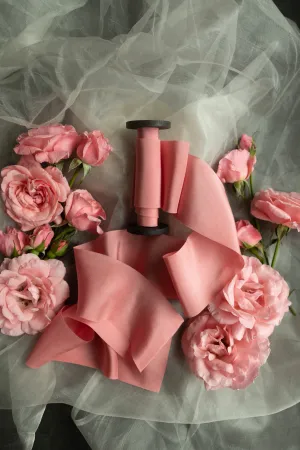 Sweetheart Pink Silk Ribbon