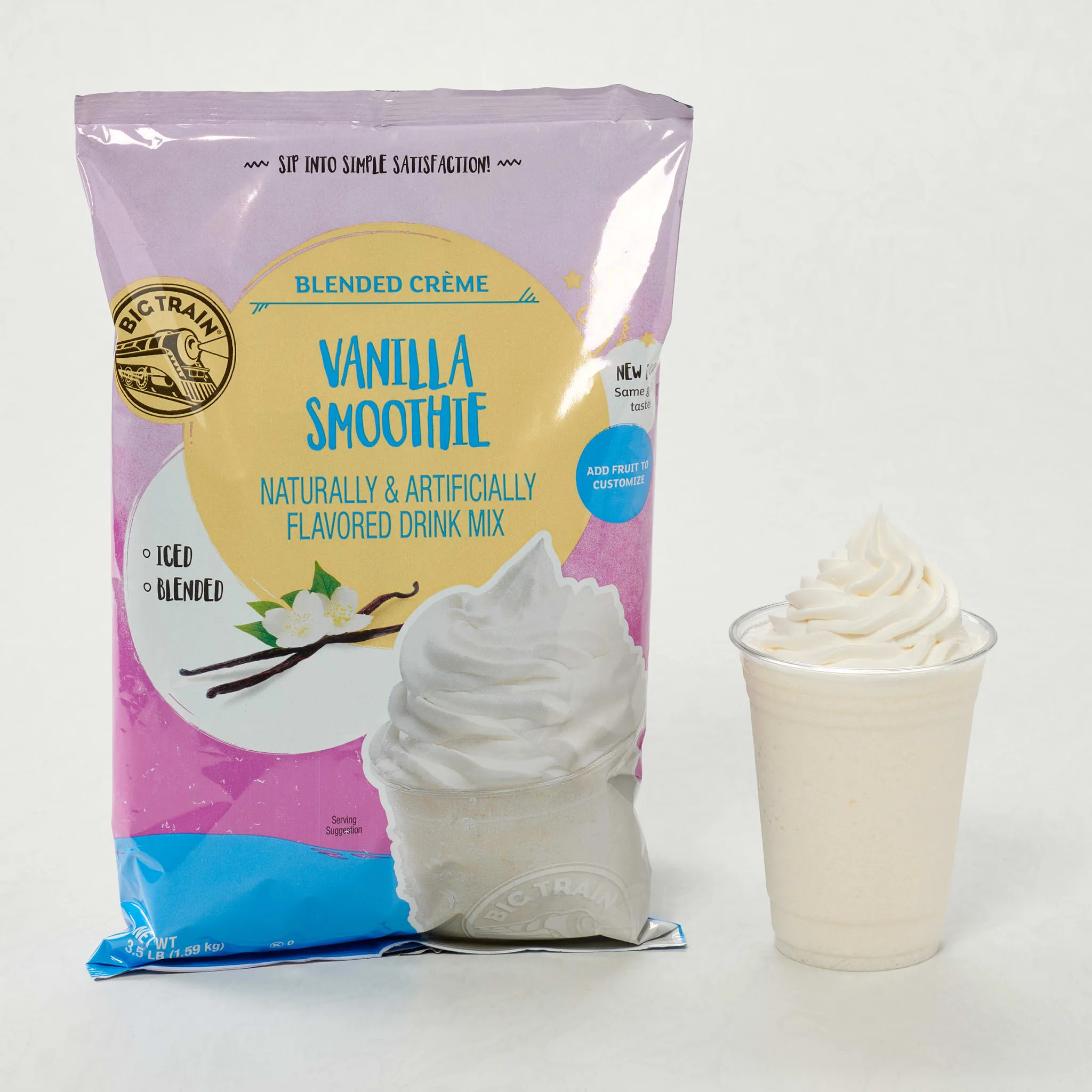 Vanilla Smoothie Blended Crème Beverage Mix - 5 x 3.5lb Bags