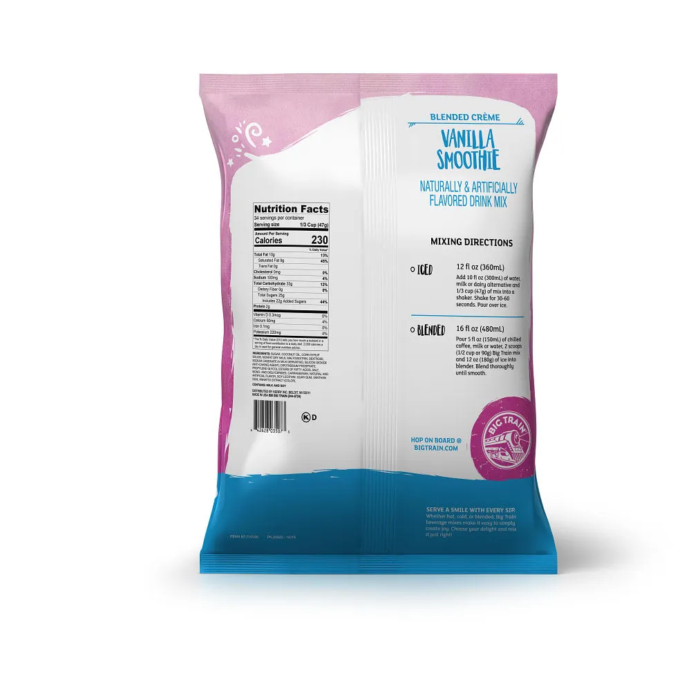 Vanilla Smoothie Blended Crème Beverage Mix - 5 x 3.5lb Bags