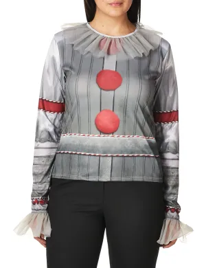 Womens It Pennywise Costume Top