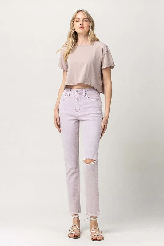 Xandra Stretch Mom Jeans